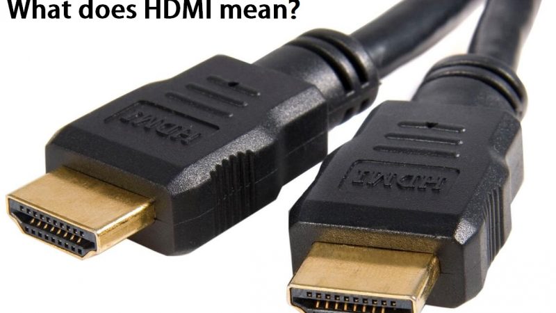 Meaning of HDMI in English