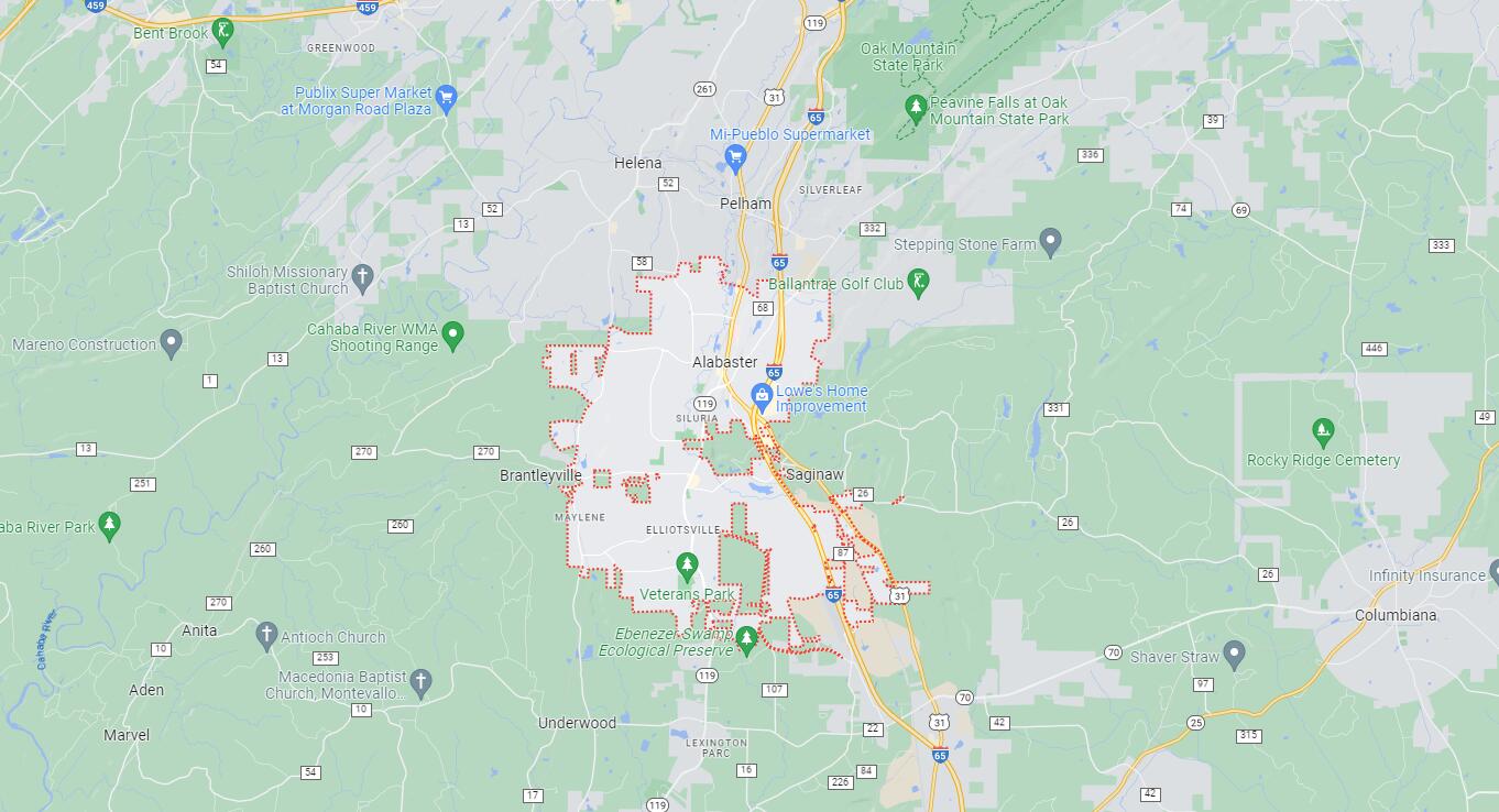 Alabaster, Alabama Population, Schools and Places of Interest