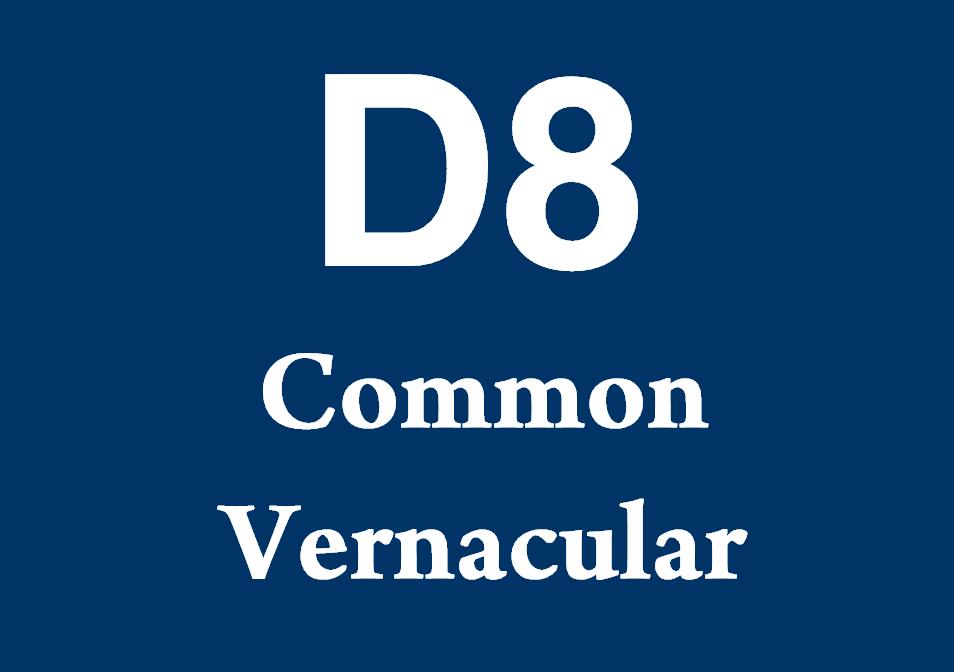 Meanings of Acronym D8